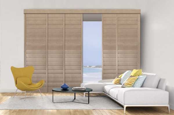 Plantation Shutters for Sliding Glass Doors